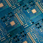 Modern Circuit Board Background Banner. background or texture